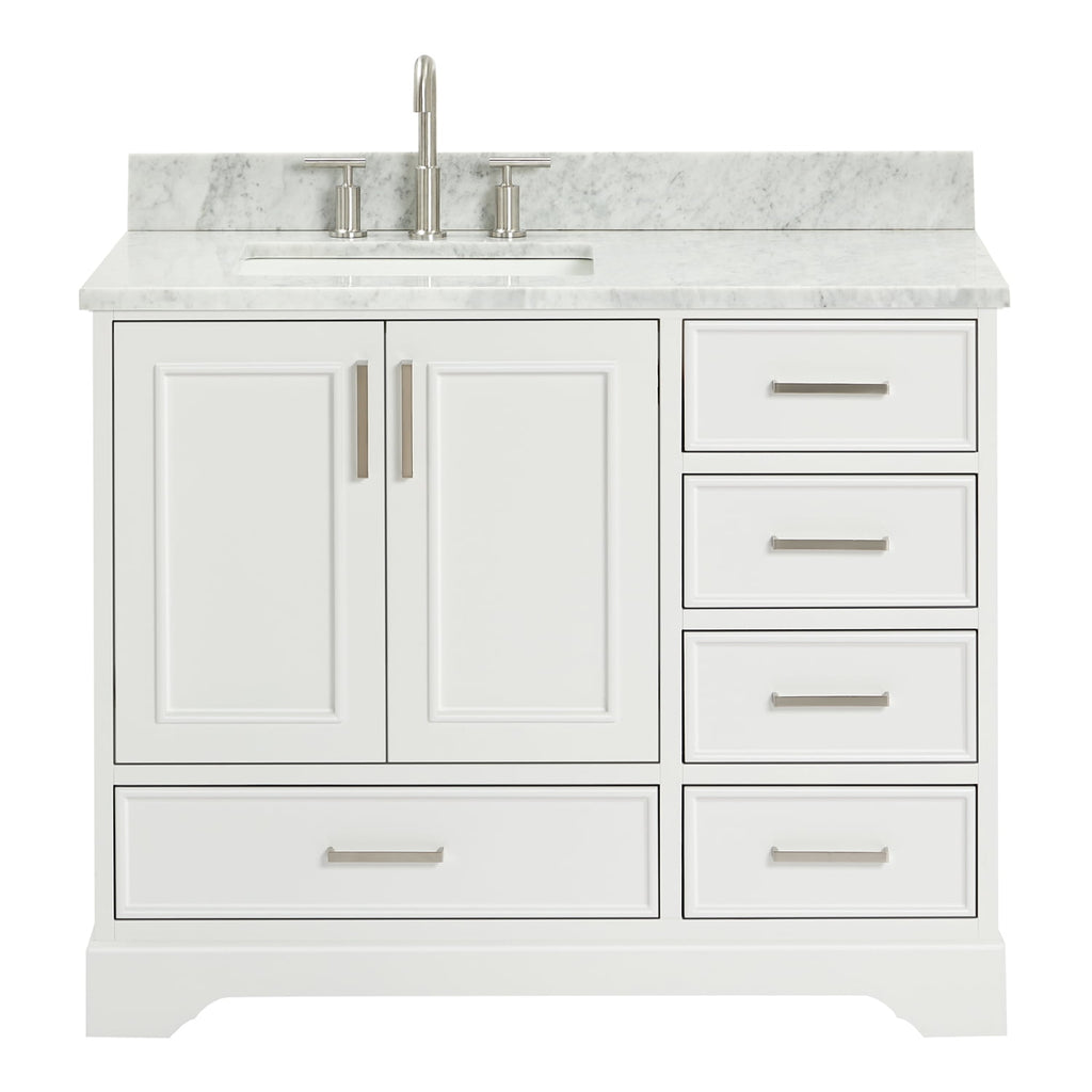 Ariel M043slcw2rvo Stafford 43" Free Standing Single Basin Vanity Set - Grey