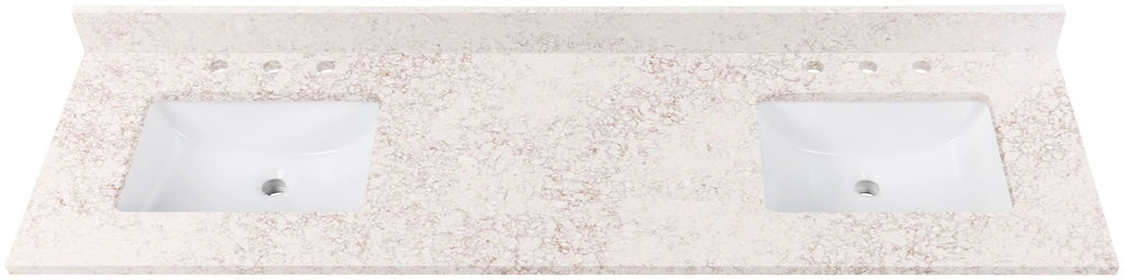 Avanity Qut73-Rs 73" Quartz Vanity Top - Copper