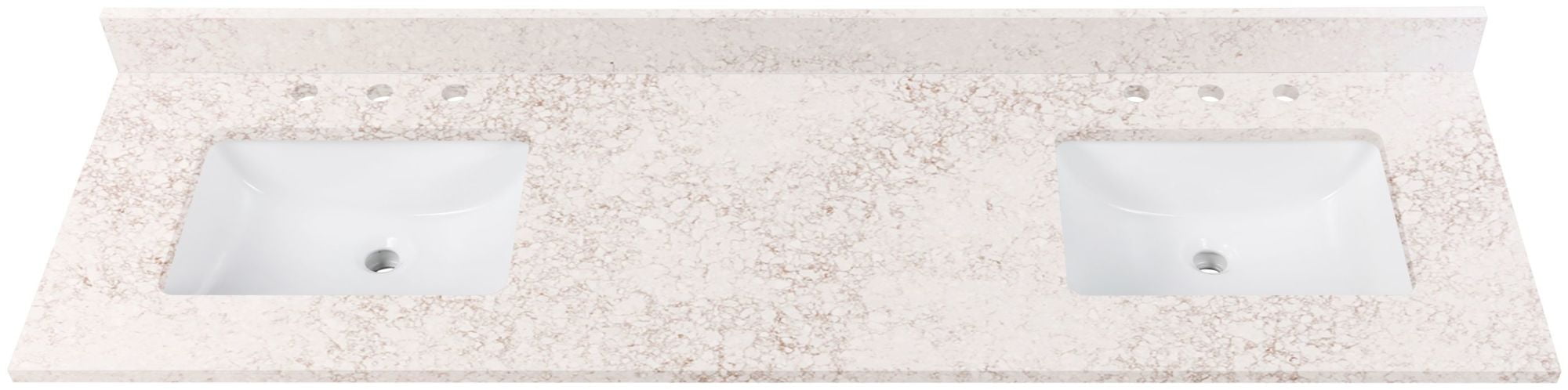 Avanity Qut73-Rs 73" Quartz Vanity Top - Copper