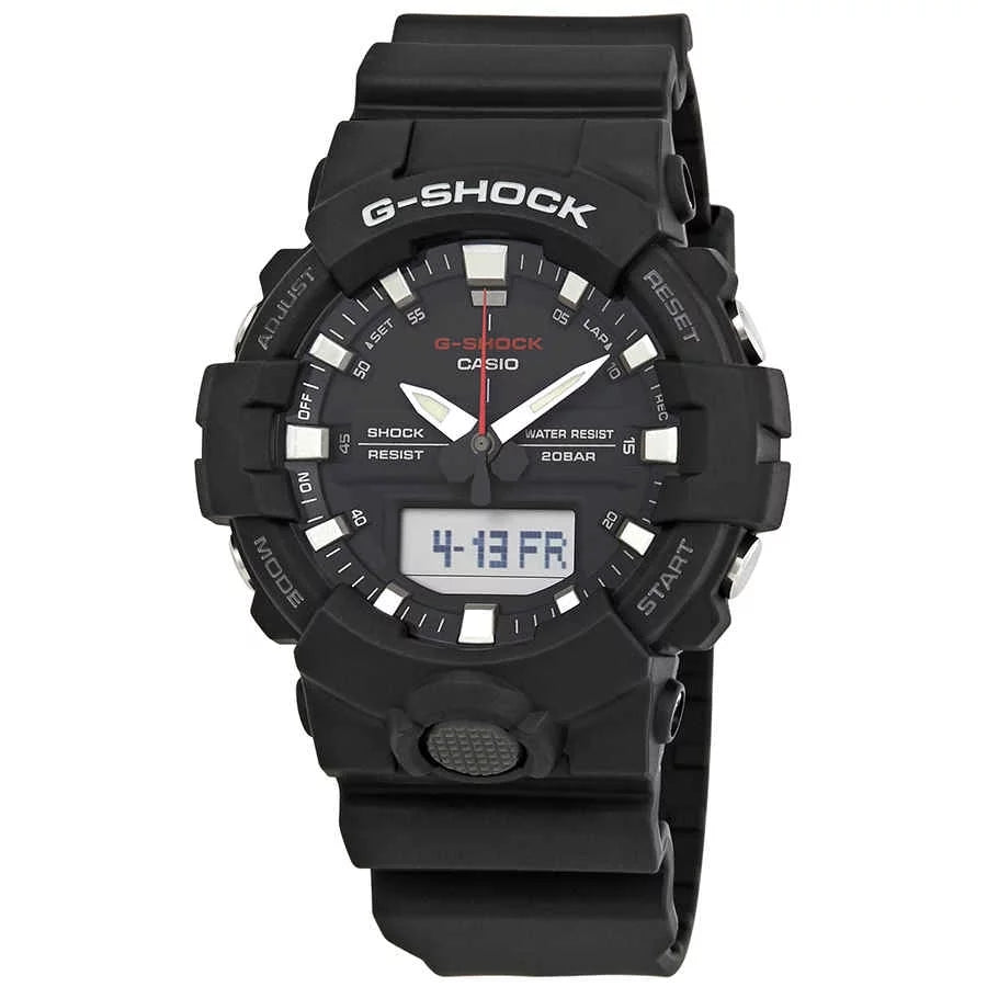 2018 GA800-1ACR Watch G-SHOCK FRONT-BUTTON ANA-DIGI MID-SIZE LAP MEMORY