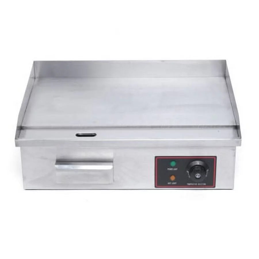 3000W 22" Commercial Electric Griddle Flat Top Grill Hot Plate BBQ Countertop