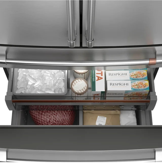 36 Inch Freestanding 4-Door French Door Smart Refrigerator with 28.7 cu. ft. Total Capacity,