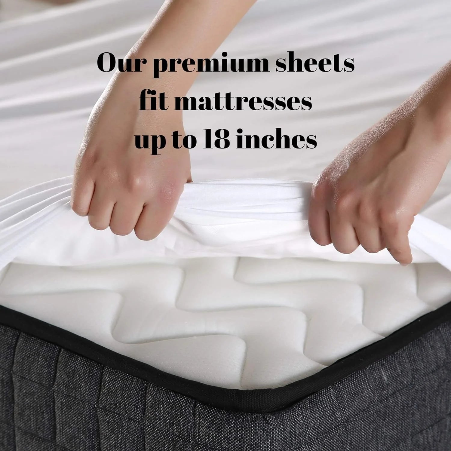 Bedding Luxuriously Soft Viscose From 100% Organic Bamboo 4-Piece Sheet Set, Oeko-TEX Certified - King, Linen