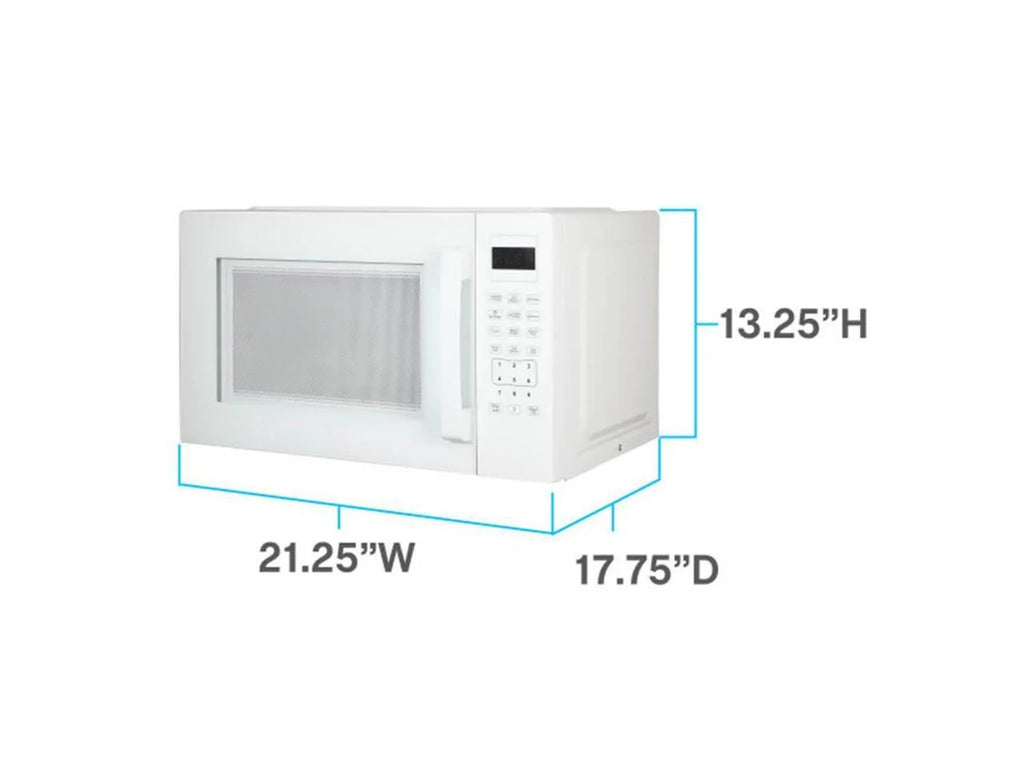Avanti 1.4 Cu. Ft. White Countertop Microwave