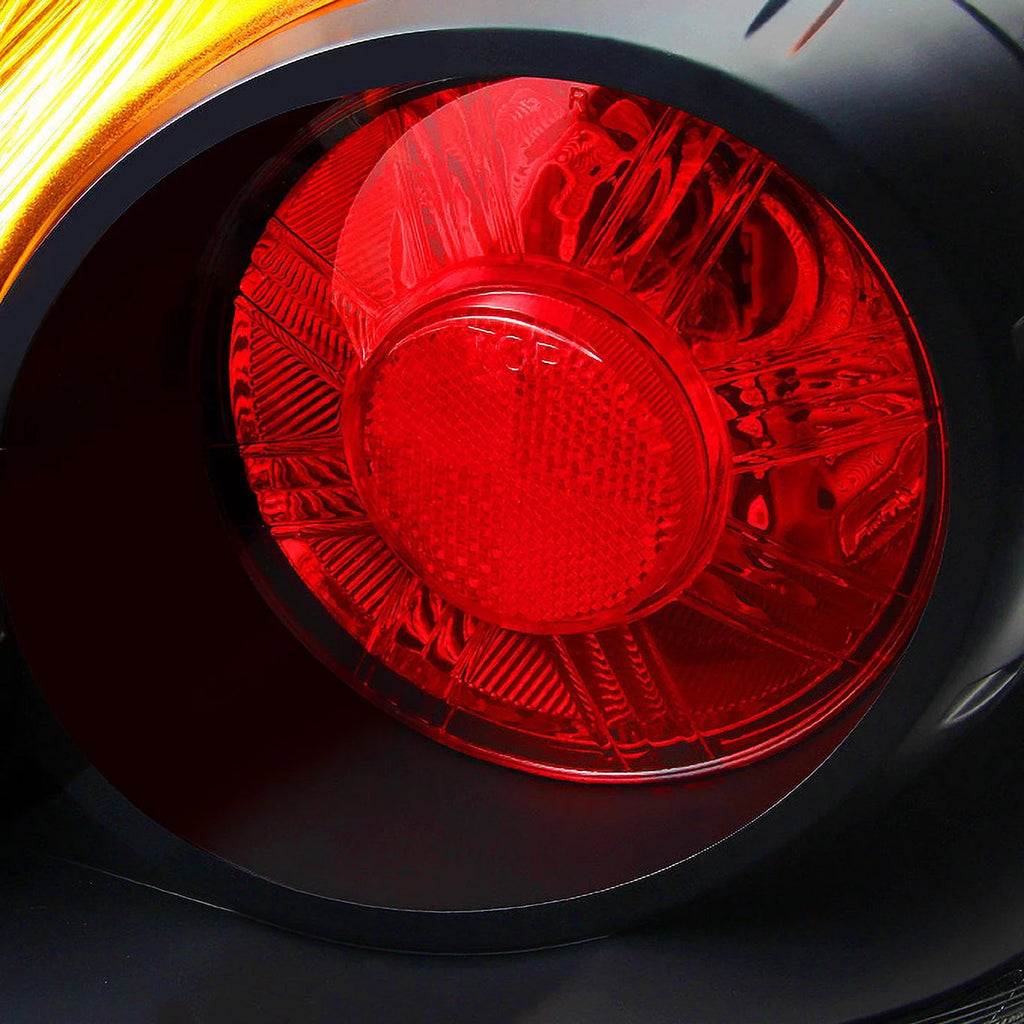 AKKON - Fits Altima 4 Door Sedan Base|S|SL|SE Black Headlights + Black Tail Lights Left & Right Replacement