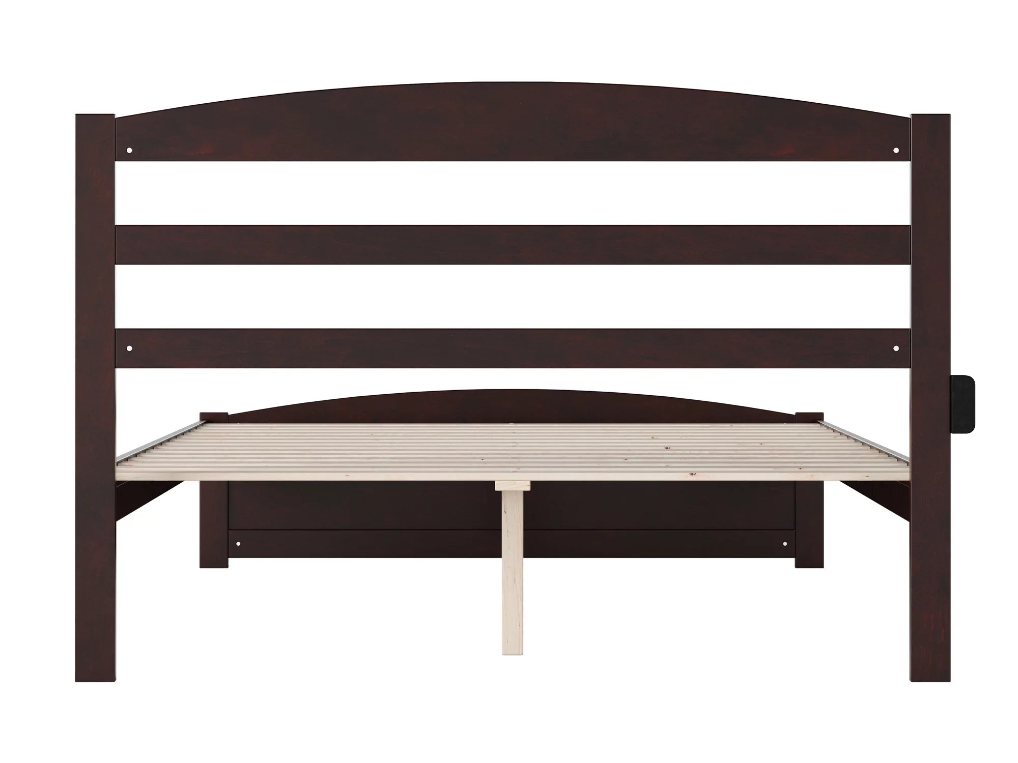 AFI Warren 14" Queen Wood Platform Bed Frame with Headboard and Footboard, Espresso