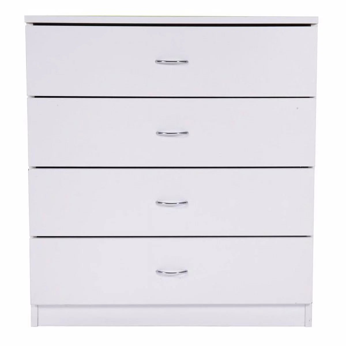 Arturesthome MDF Wood Simple 4-Drawer Dresser White