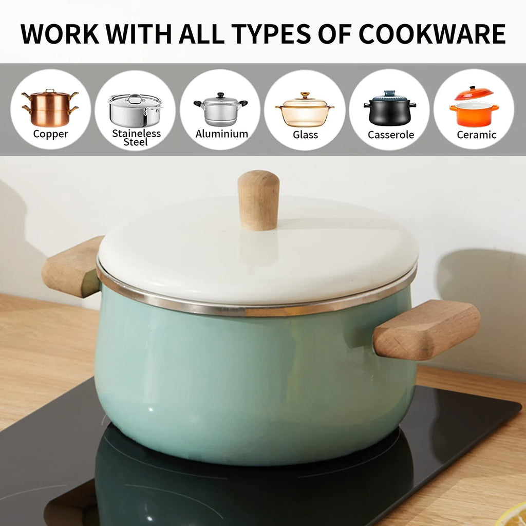 12 inch Electric Cooktop, 2 Burner Electric Stove, 220V, 3000W (No Plug)