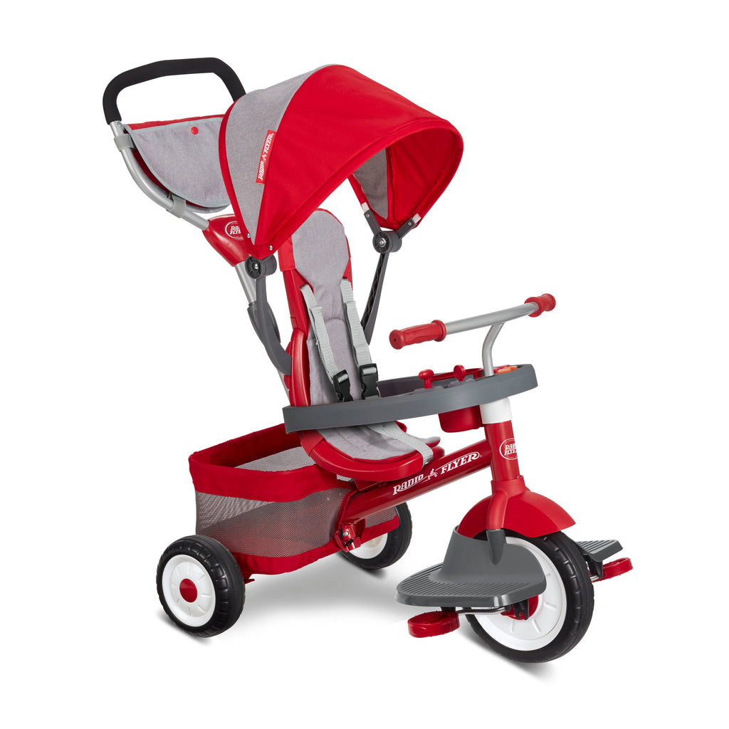 5-in-1 Stroll 'N Trike, Red