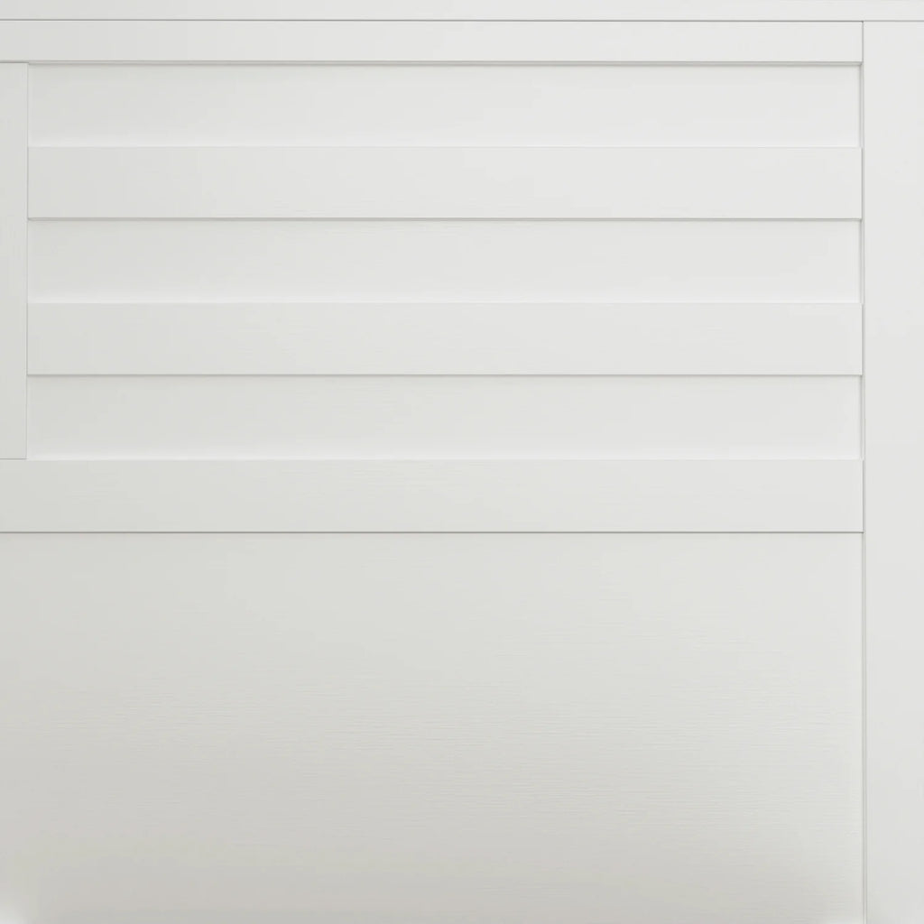 Alpine Furniture Carmel Wood Queen Storage Bed in White