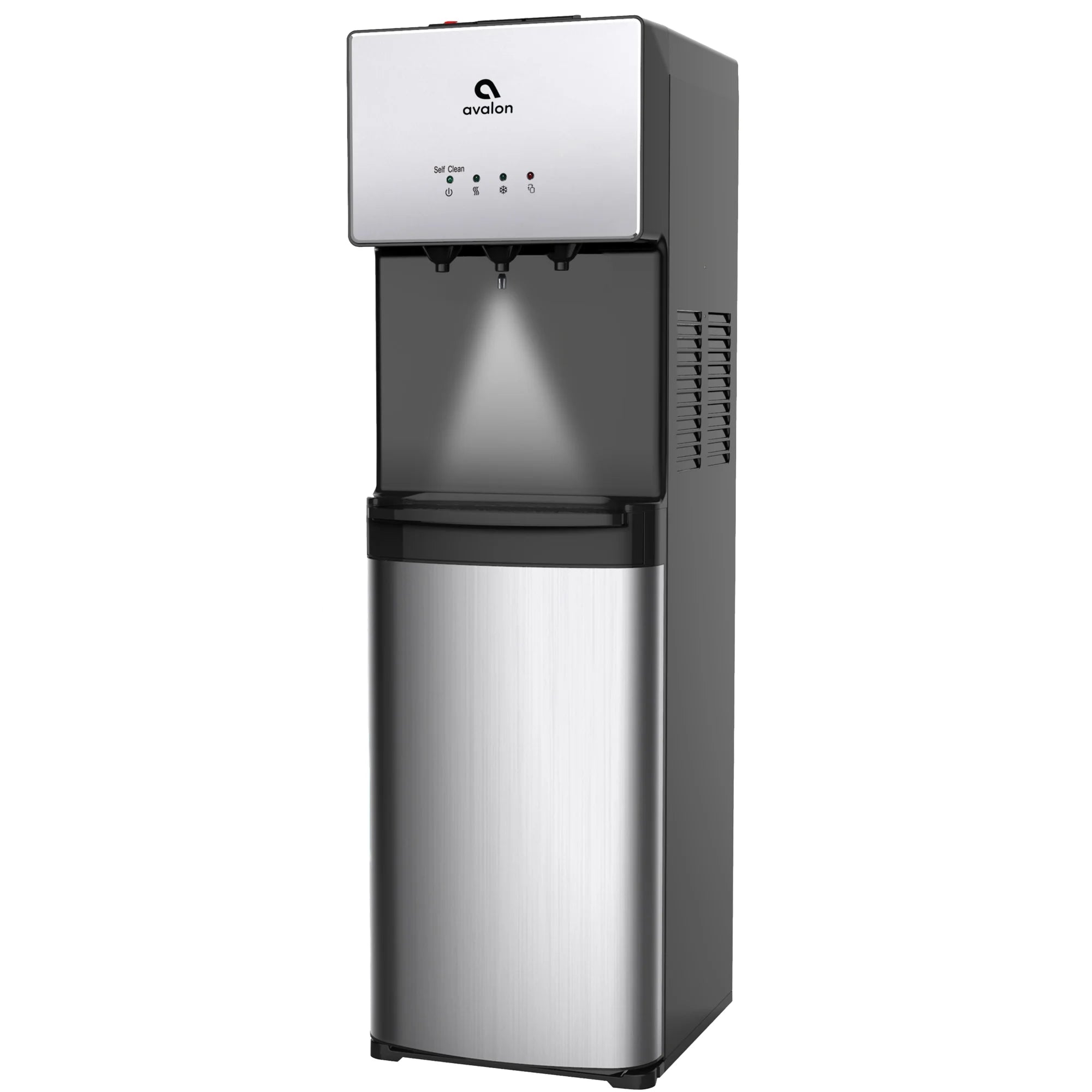 Avalon Self Clean Bottom Load Water Cooler 3 Temp NSF UL Energy Star, Stainless Steel