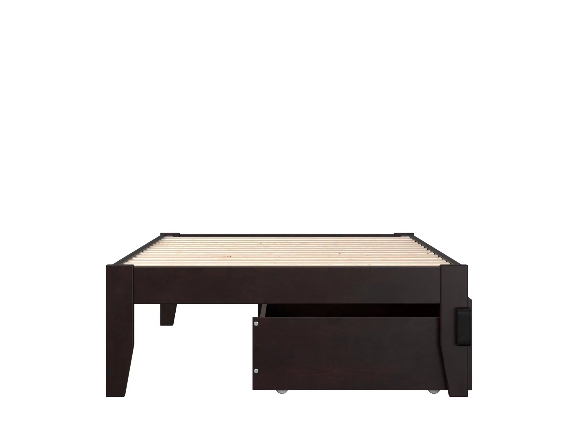 AFI Colorado 14" Twin XL Wood Platform Bed Frame with Set of 2 Storage Drawers, Espresso