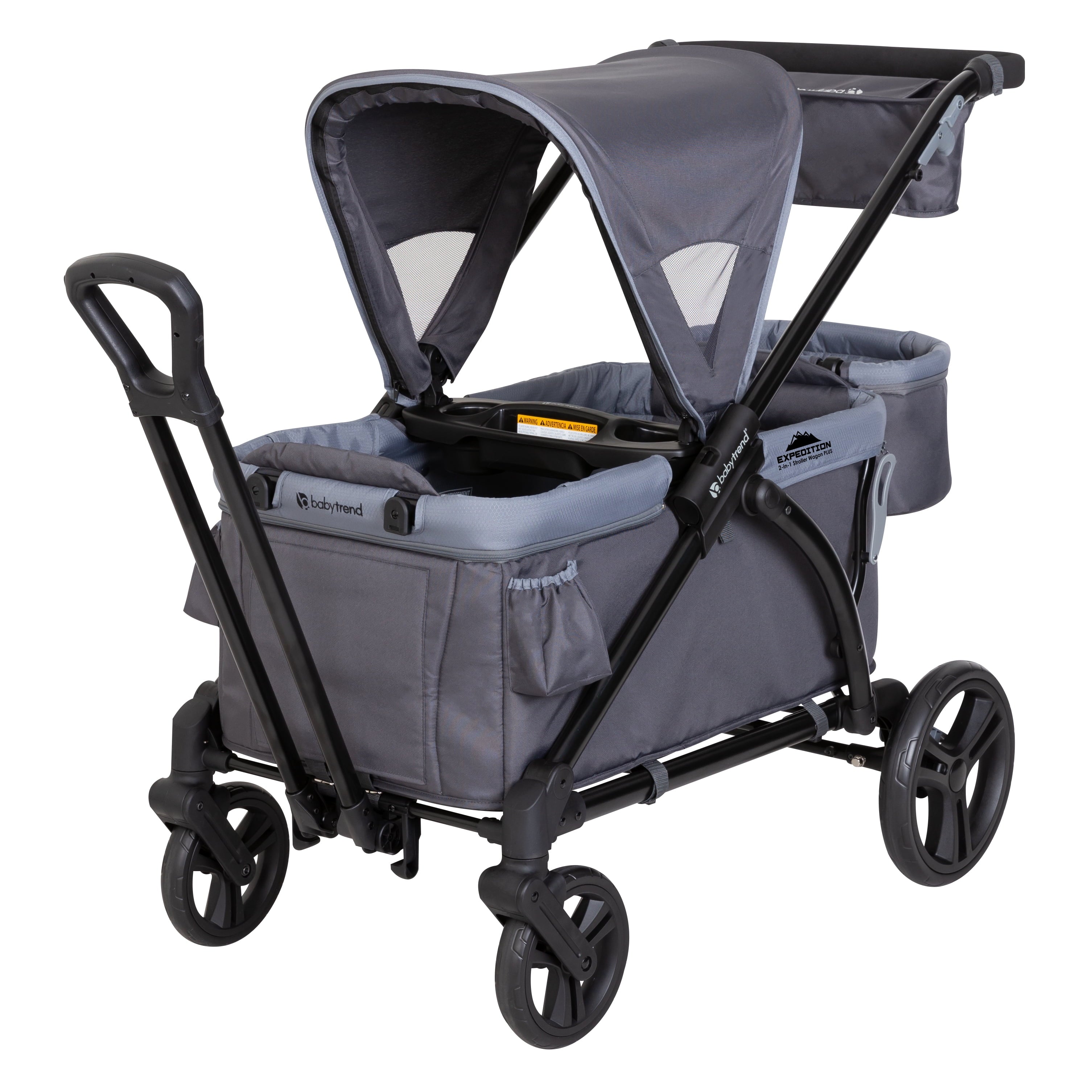 Baby Trend Expedition Wagon Stroller, Solid Print Gray