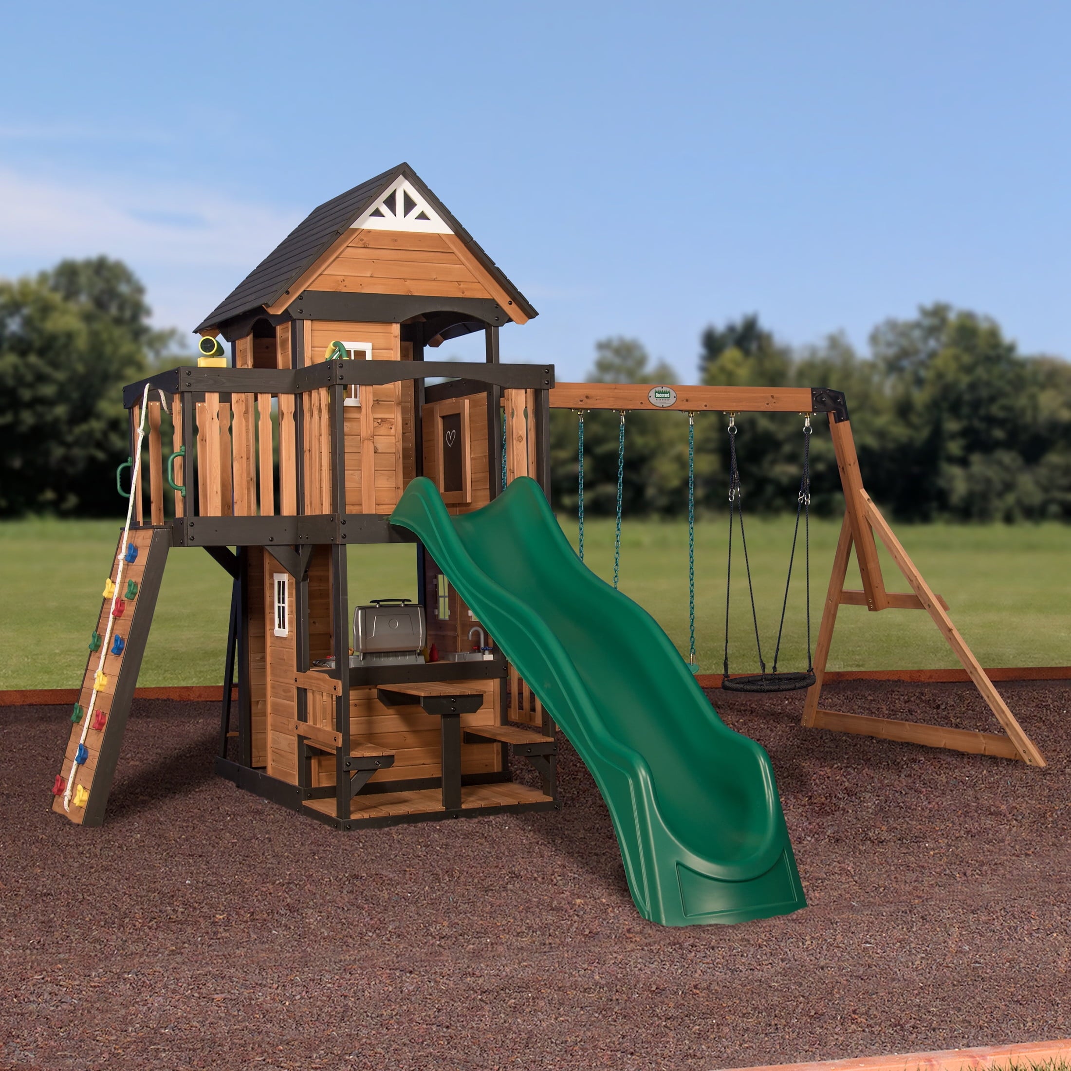 Backyard Discovery Canyon Creek Swing Set