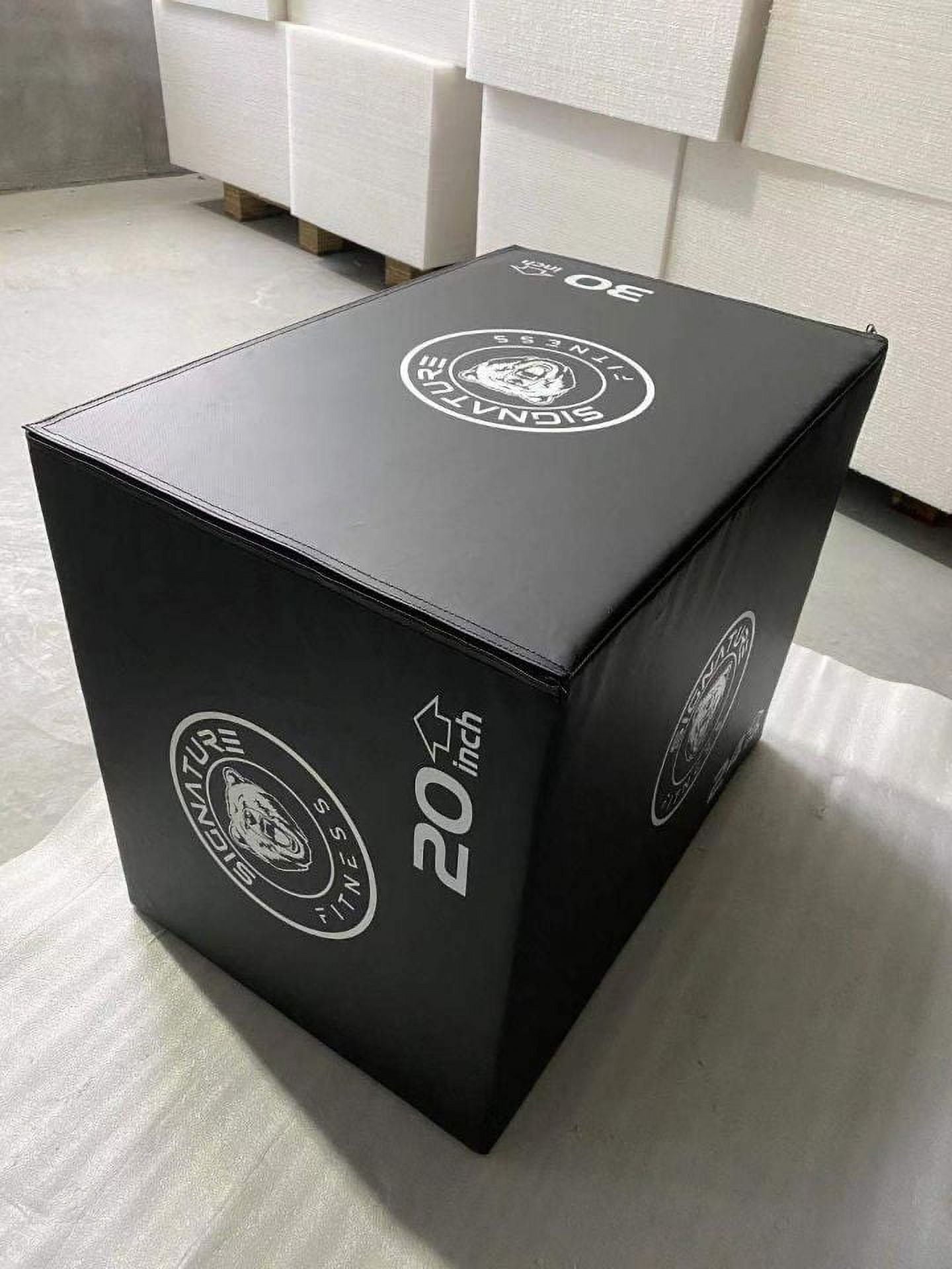 BalanceFrom 3 in 1 - 20"x24"x30" Foam Plyometric Box Jumping Exercise, 16-Pound