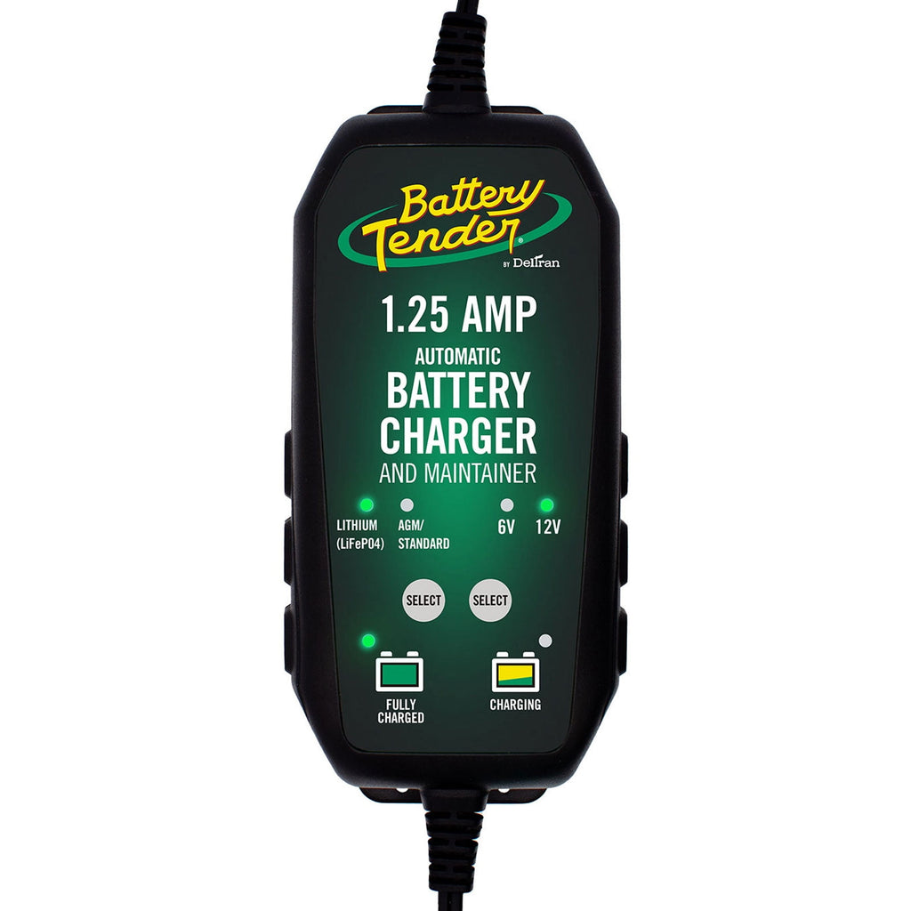 Battery Tender Plus 1.25 Amp Charger.