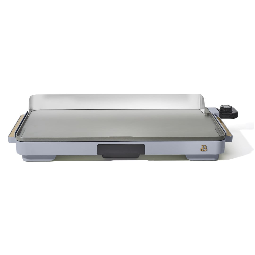 Beautiful XL Electric Griddle 12" x 22"- Non-Stick, White Icing by Drew Barrymore