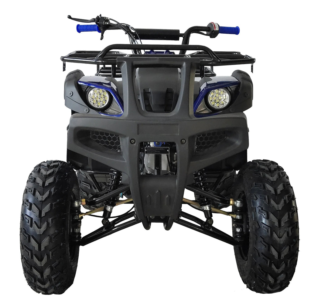 200 ATV Utility Quad Big Youth ATV Full Size ATV Automatic-Blue