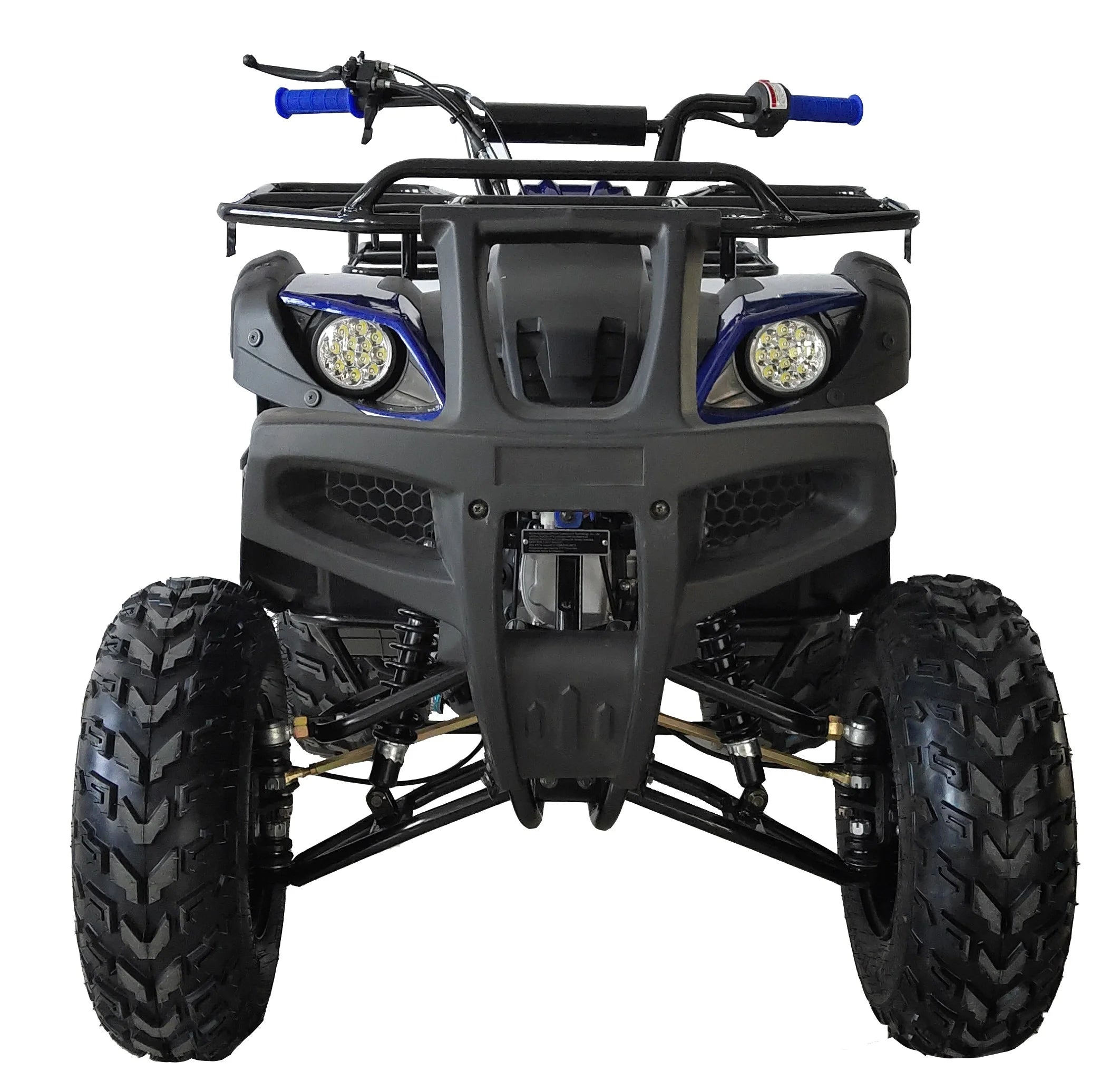 200 ATV Utility Quad Big Youth ATV Full Size ATV Automatic-Blue