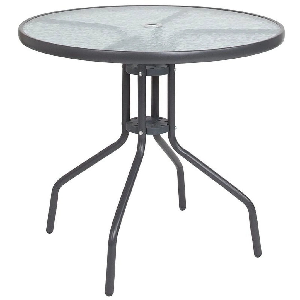 Afuera Living Contemporary 6 Piece Patio Dining Set with Umbrella