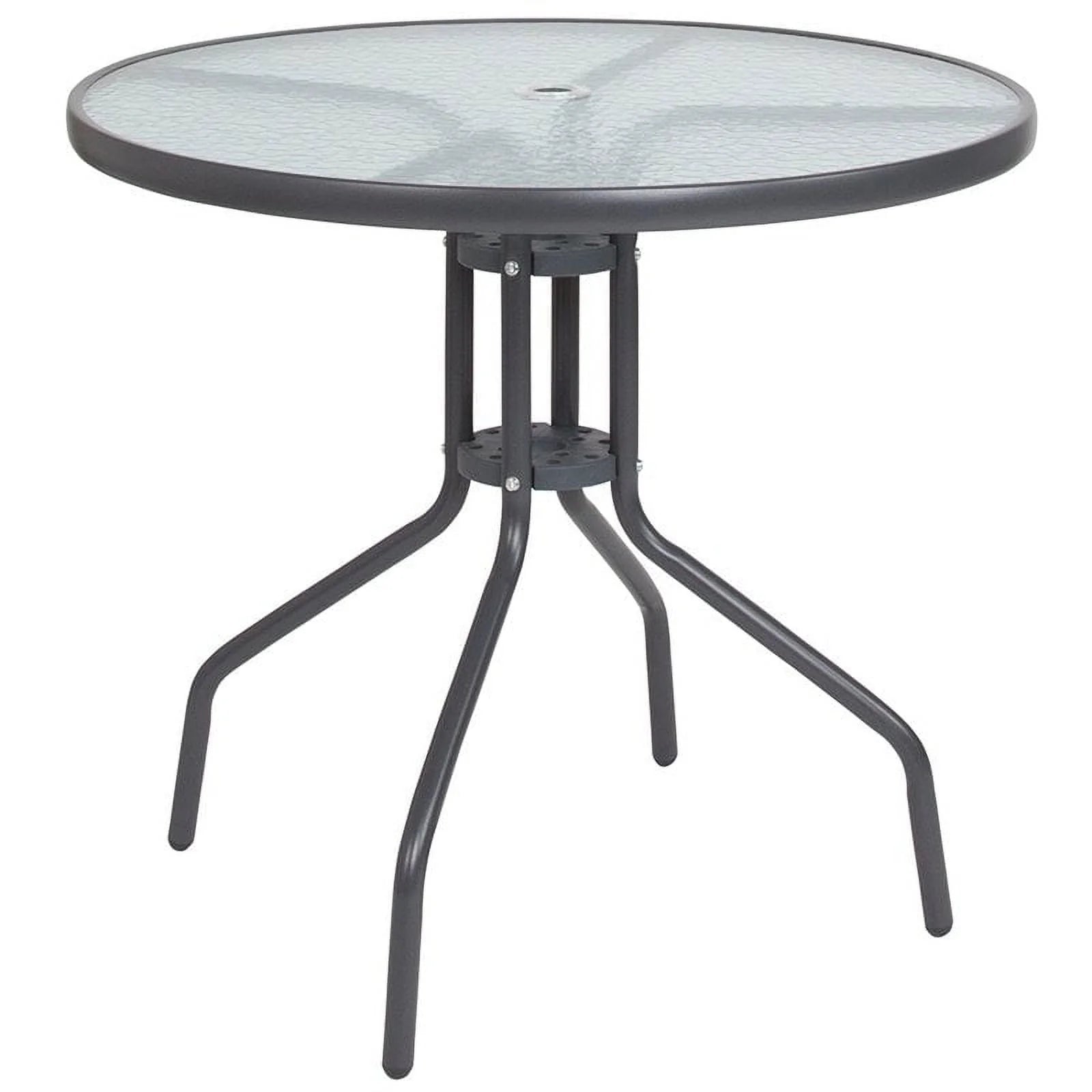 Afuera Living Contemporary 6 Piece Patio Dining Set with Umbrella