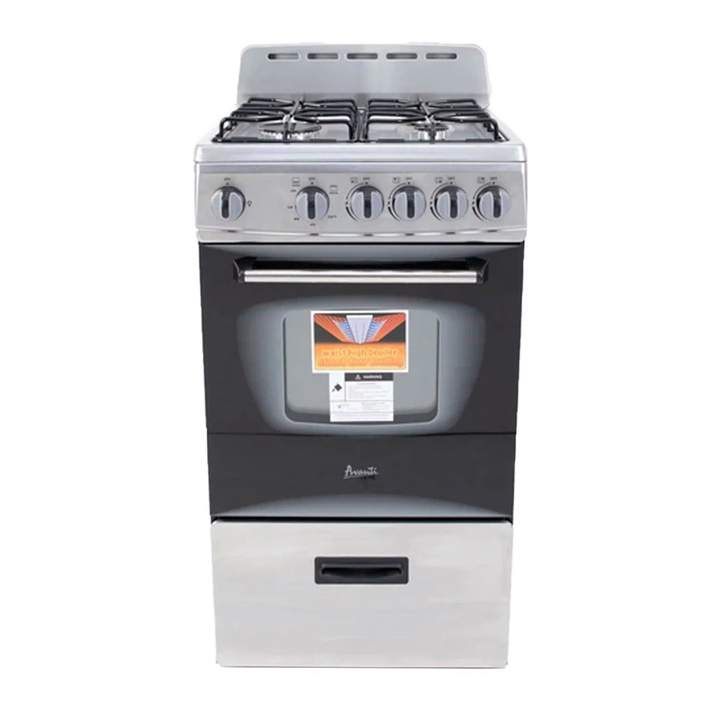 Avanti 20" Compact Gas Range Oven, in Stainless Steel (GR2013CSS)