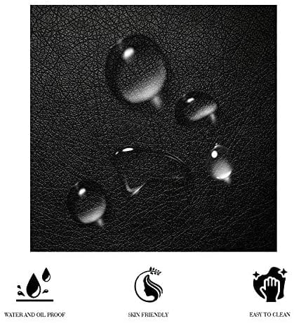 Allewie Queen Size Low Profile Modern Upholstered Platform Bed Frame with Ergonomic & Adjustable Headboard, Black