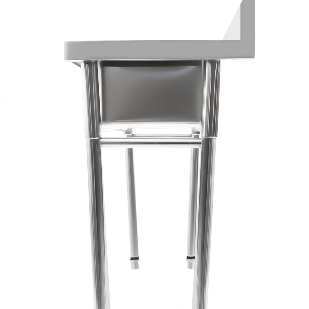 Aiqidi 3 Compartment Freestanding Stainless Steel Utility Sink Commercial Restaurant Kitchen Sink Basin Laundry Sink with 3 Drains