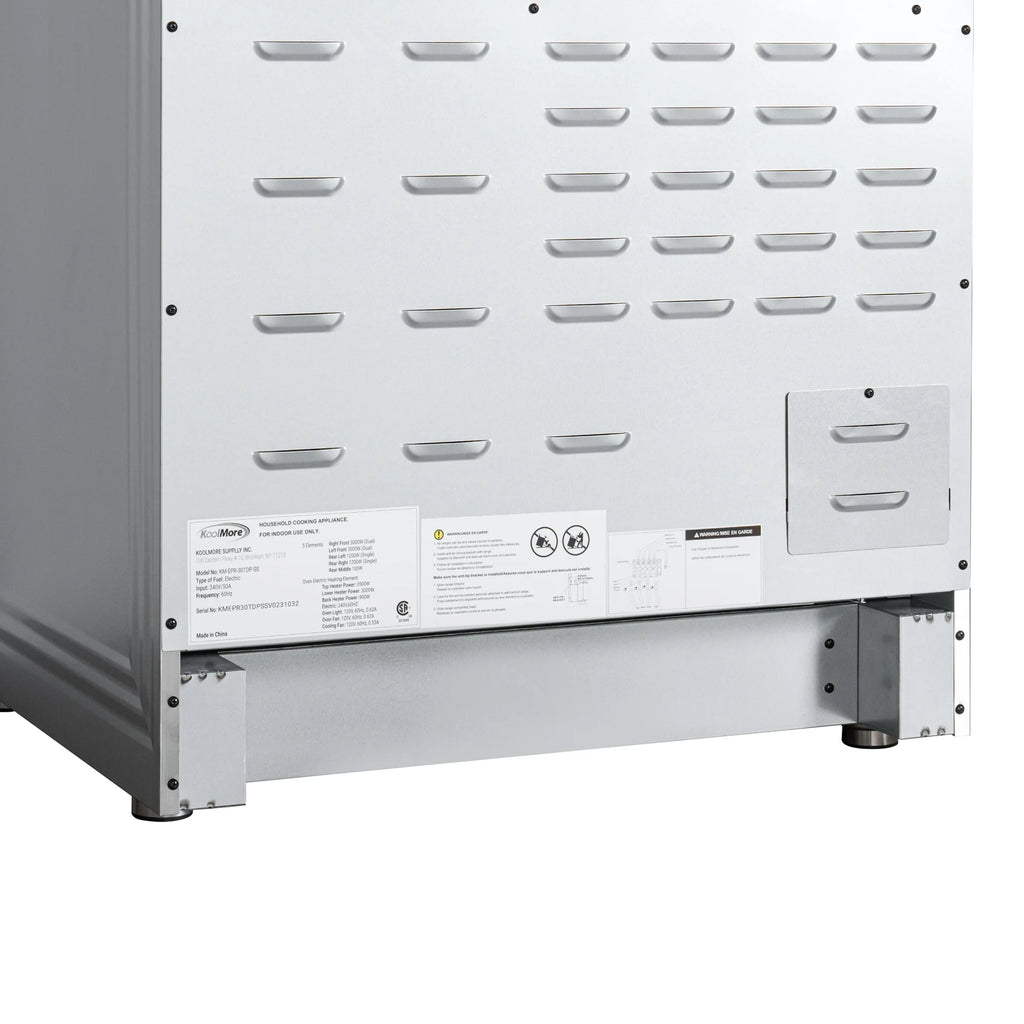 30 Inch Electric Range Professional Range with Tilt Panel Digital controls