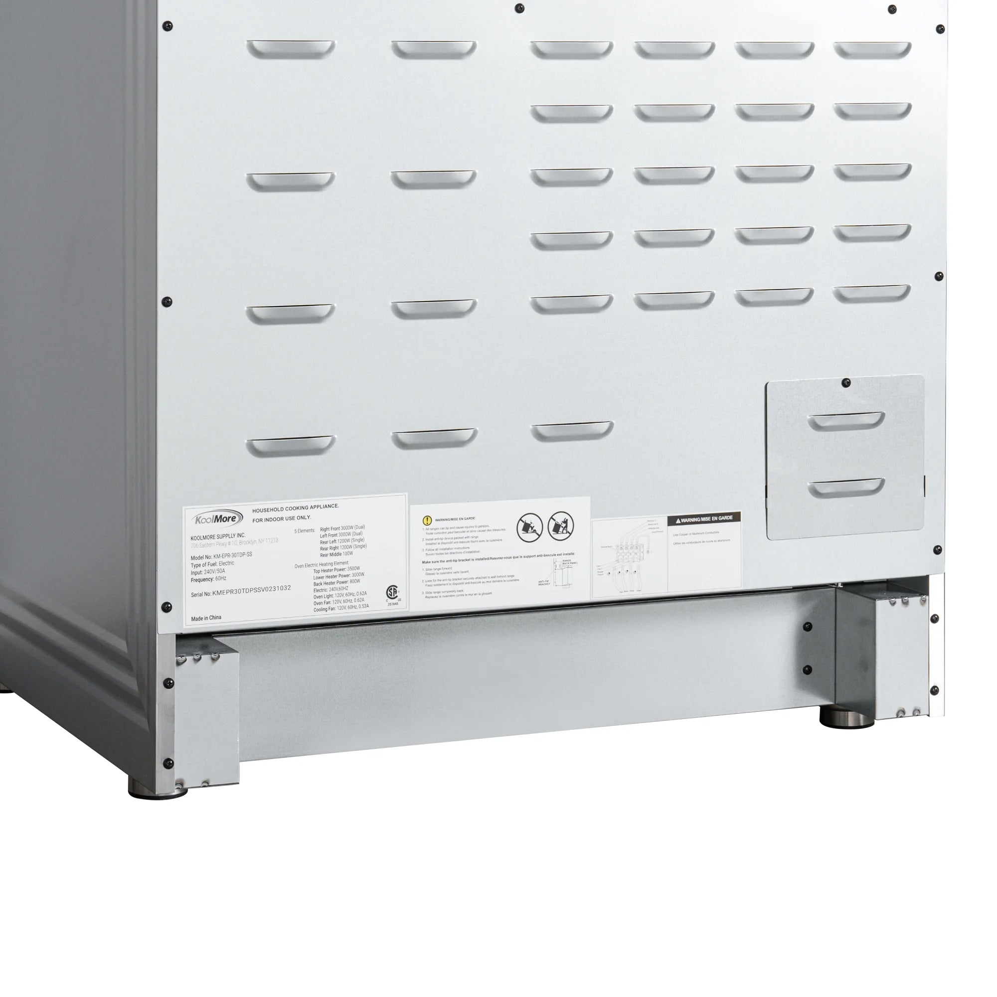 30 Inch Electric Range Professional Range with Tilt Panel Digital controls