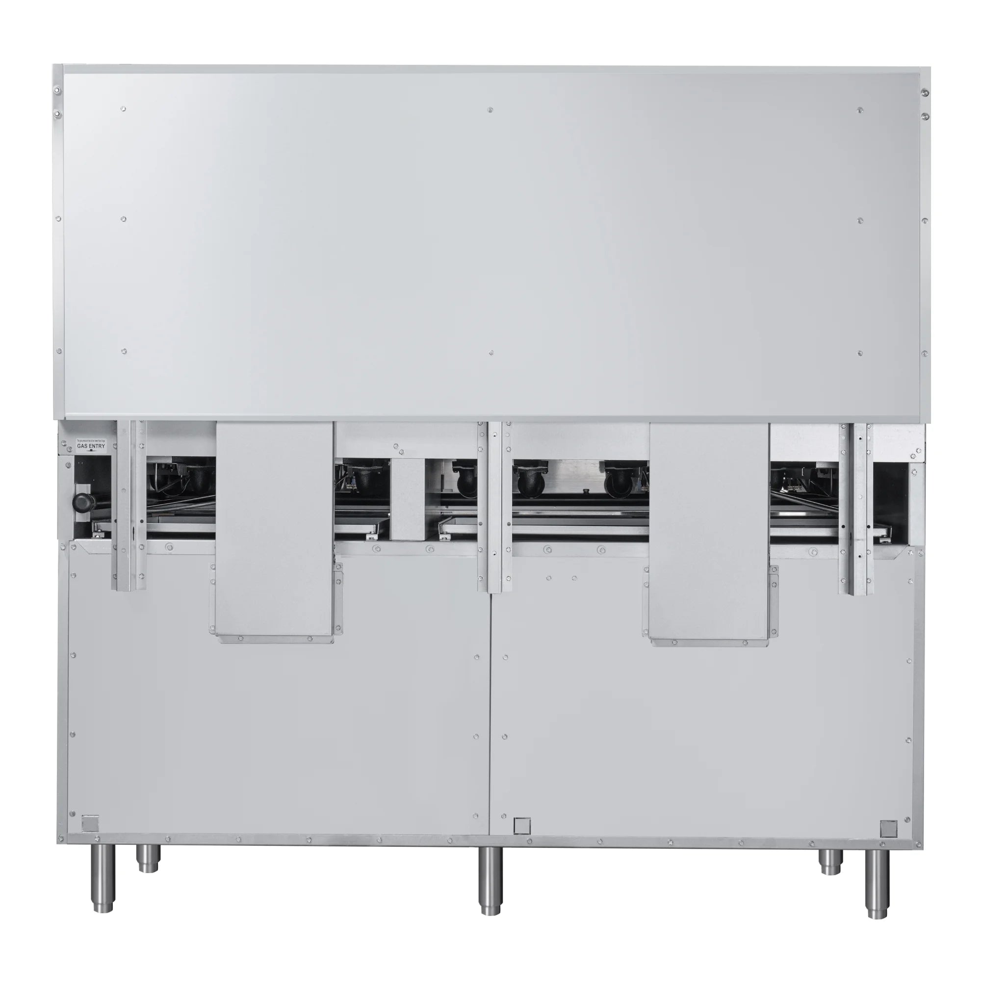 60 in. 10 Burner Commercial LP Range with Oven in Stainless-Steel (KM-CR60-LP)
