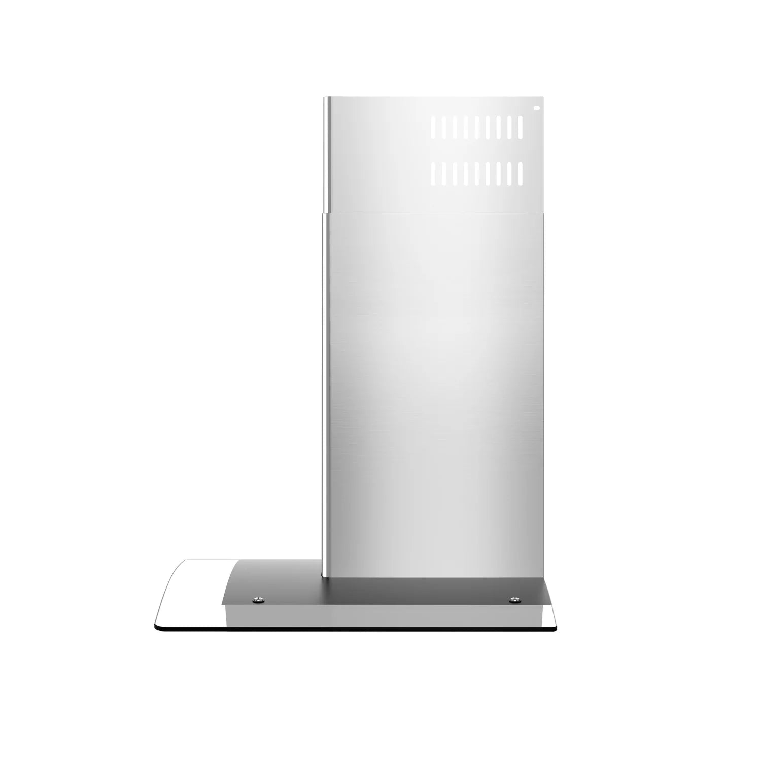 30 in. 400 CFM Ducted Kitchen Glass Wall Mount Range Hood in Stainless Steel