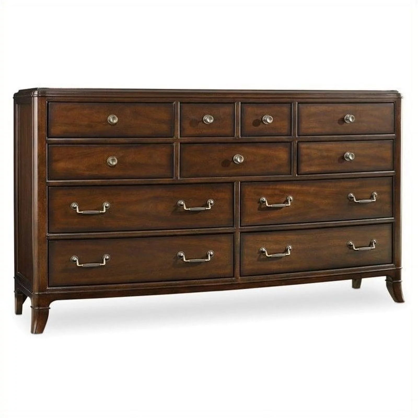 Beaumont Lane 11 Drawer Dresser in Walnut