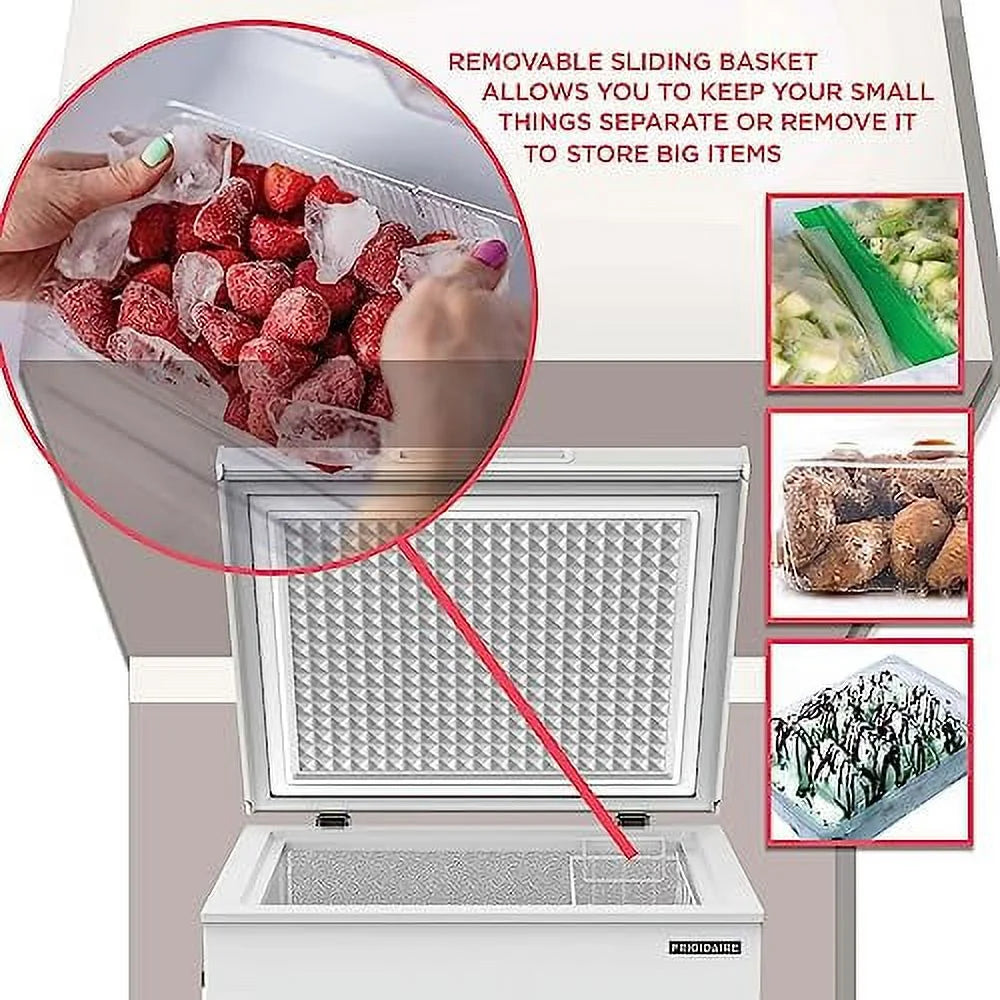 7.0 Cu. ft. Chest Freezer, EFRF7003, White