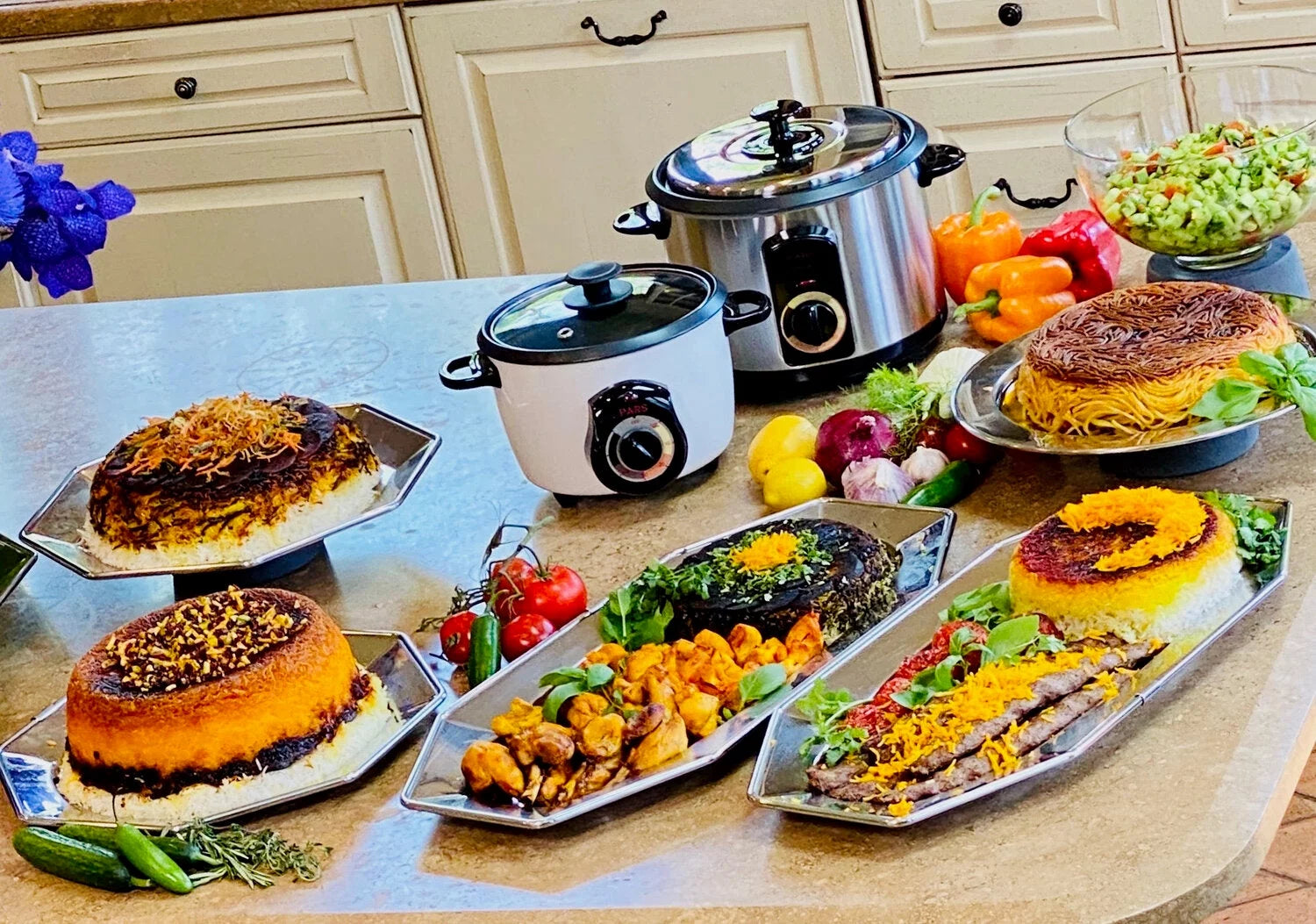 20 Cup Pars Automatic Persian Rice Cooker