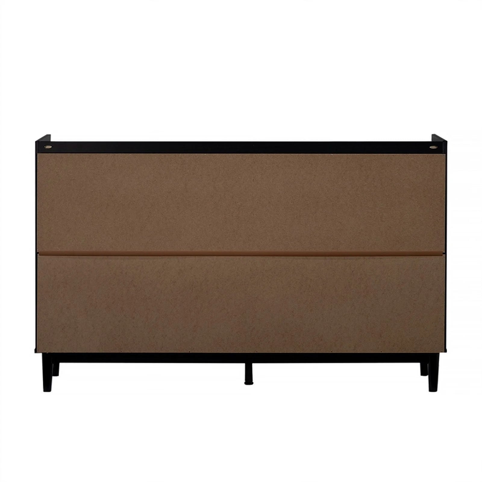 60" Lee 9 Drawer Solid Wood Dresser - Black