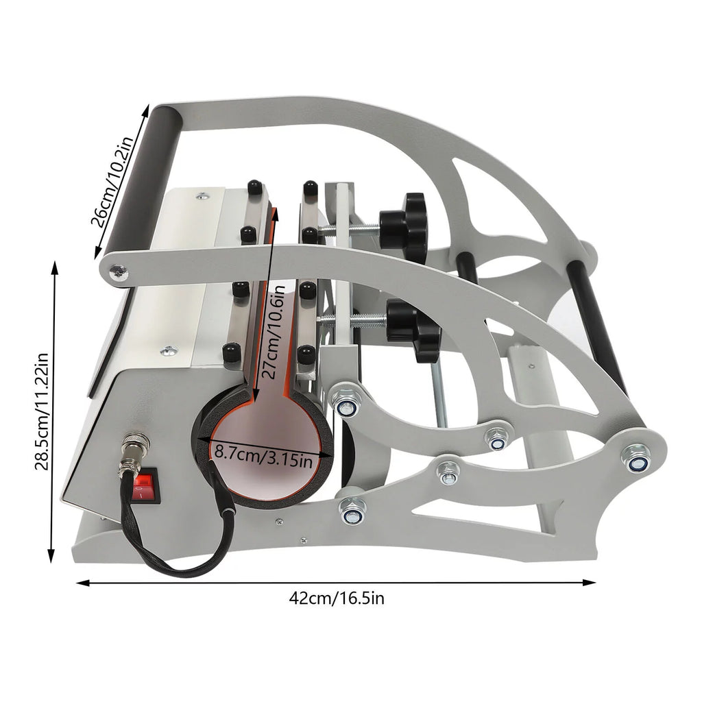 30OZ Mug Heat Press Tumbler Heating Sublimation Printing Cup Heat Press Machine