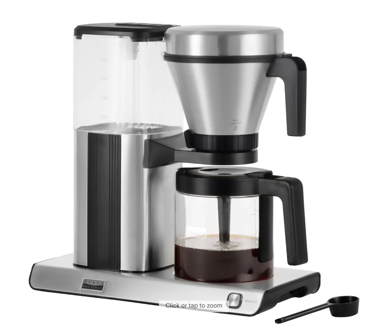 Bella Pro Series - 8-Cup Pour Over Coffee Maker - Stainless Steel