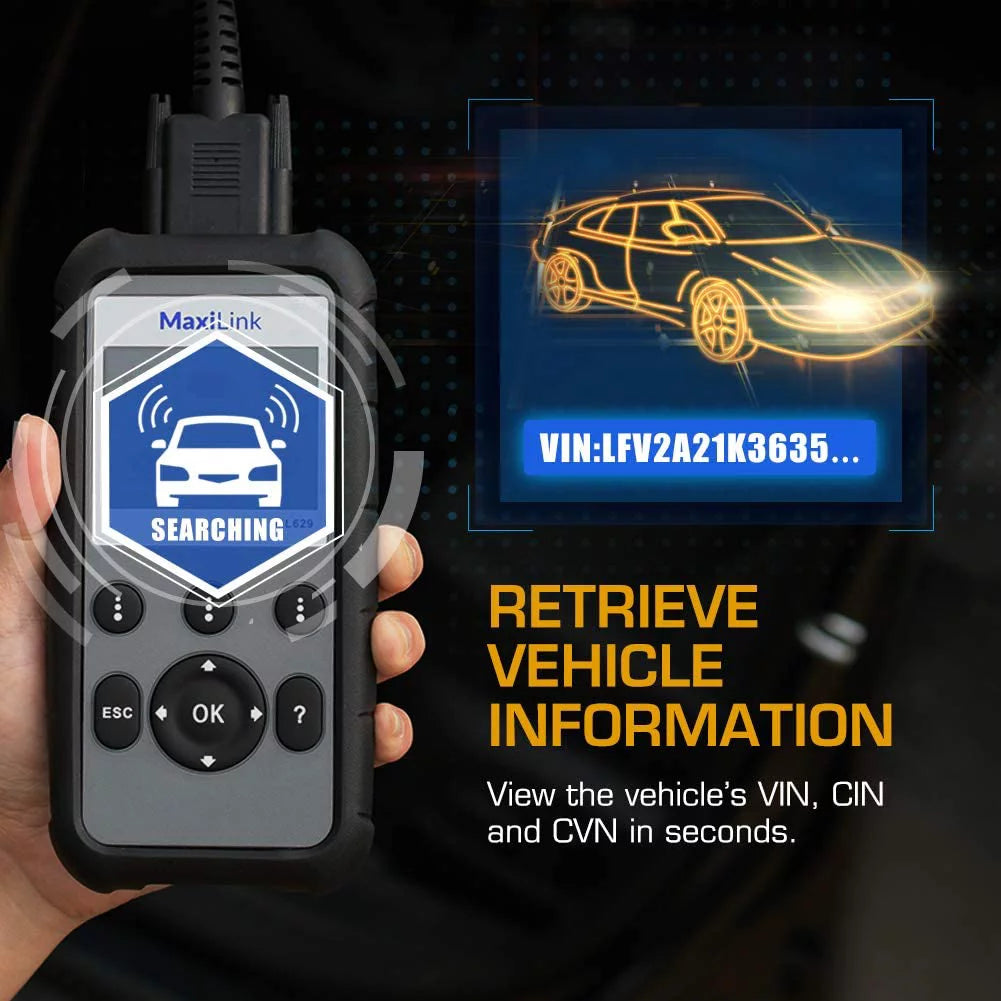 Autel Scanner ML629 Car Diagnostic Scan Tool ABS SRS Engine Transmission Diagnoses