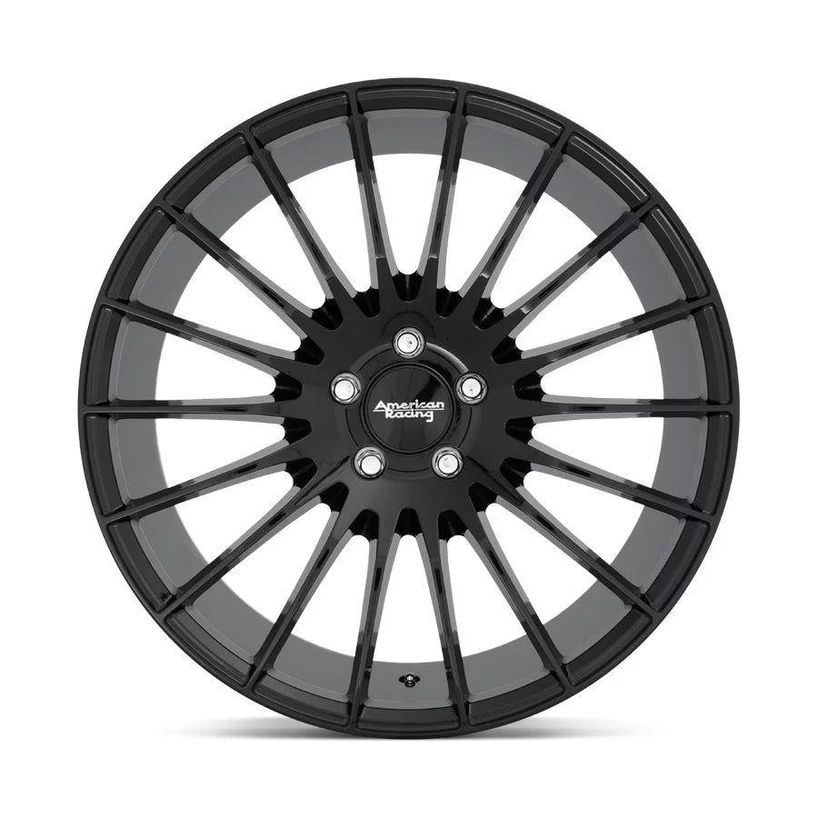 American Racing Aluminum Rim AR934 FASTLANE 18X8in Gloss Black Finish, AR93488012338