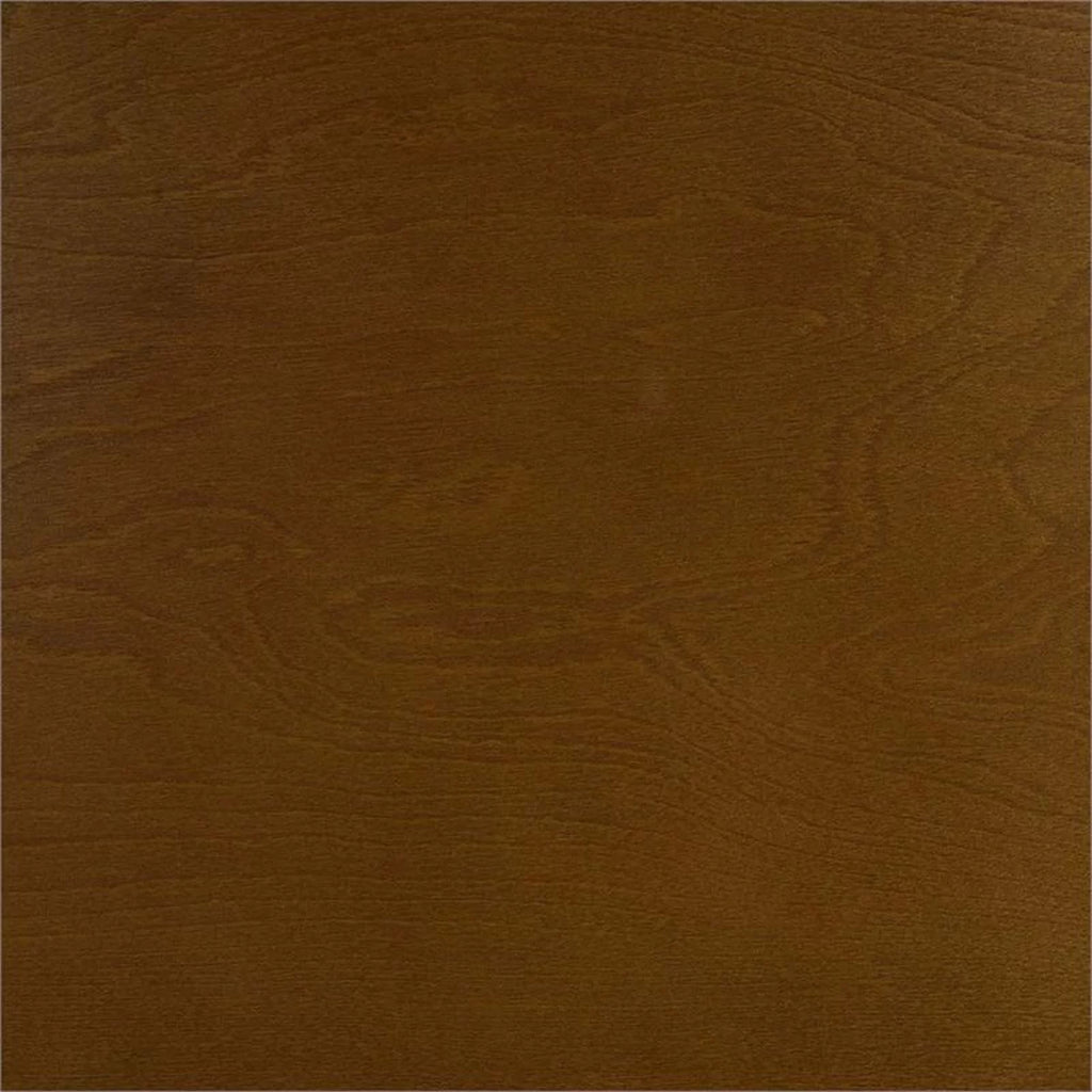 Allora Mid-Century Wood King Panel Platform Bed in Acorn Brown