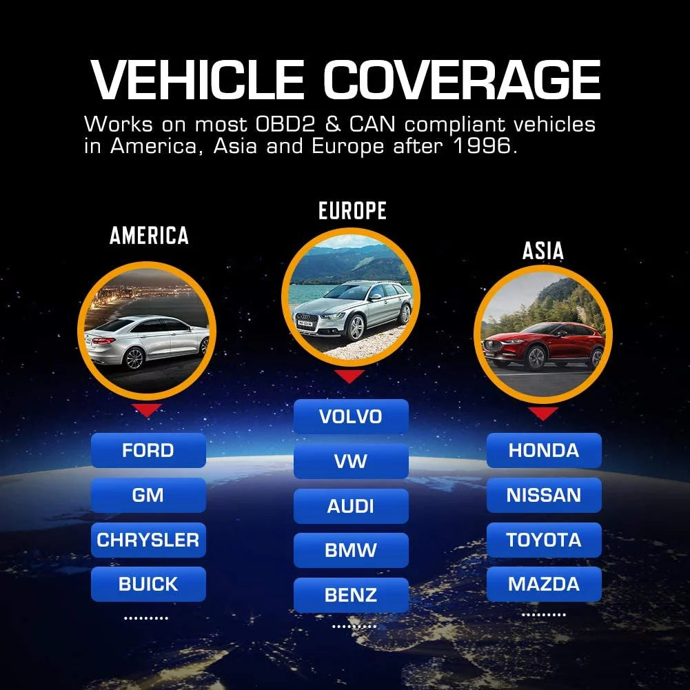 Autel Scanner ML629 Car Diagnostic Scan Tool ABS SRS Engine Transmission Diagnoses