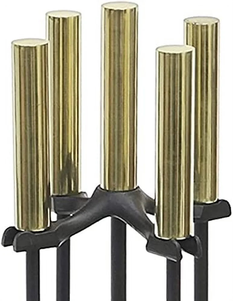 Bedford Tool Set, Polished Brass & Black