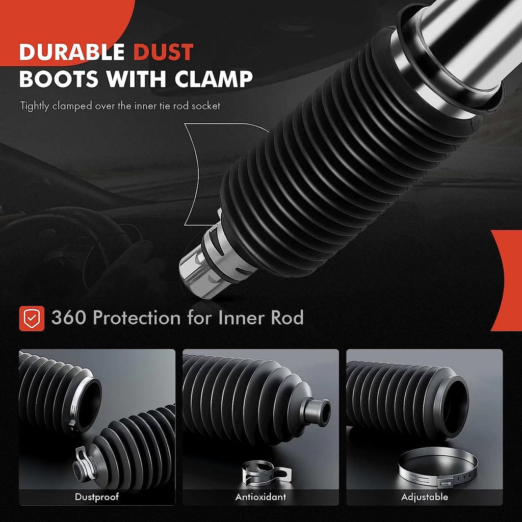 A-Premium Power Steering Rack and Pinion Assembly Compatible with Nissan Altima 2002-2006 with Inner Tie Rods