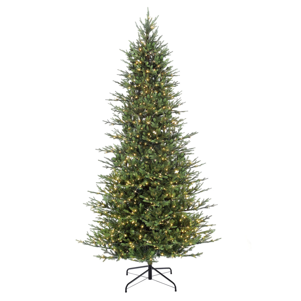 10 ft Pre-Lit Slim Balsam Artificial Fir Tree