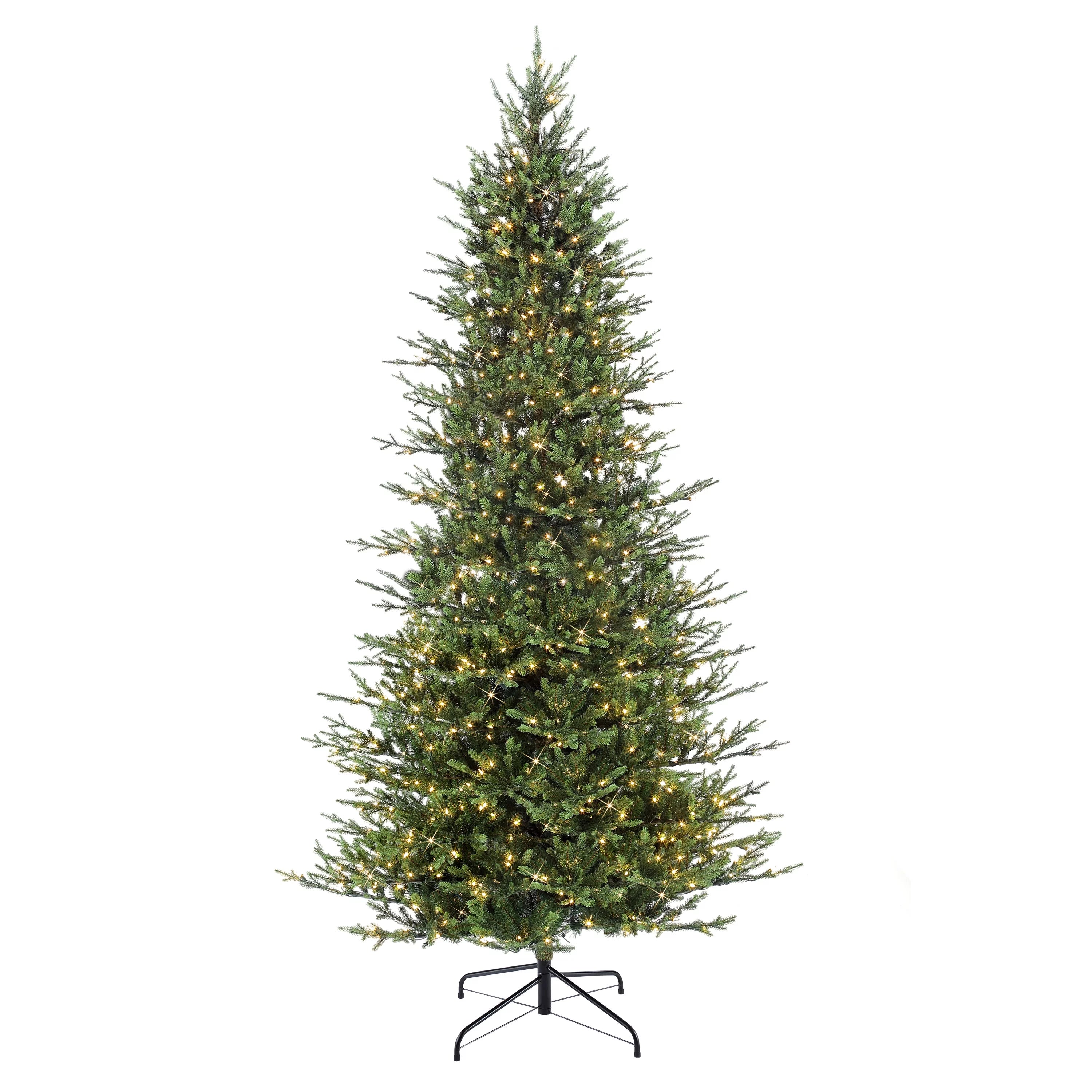 10 ft Pre-Lit Slim Balsam Artificial Fir Tree
