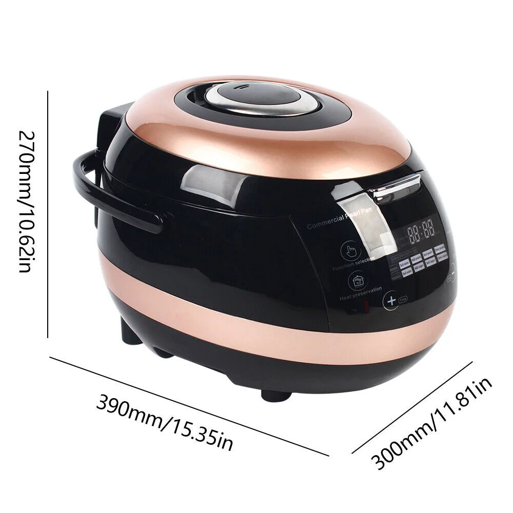 110V 5L Fully Automatic Tapioca Bubble Tea Pearl Maker Machine Nonstick Pot