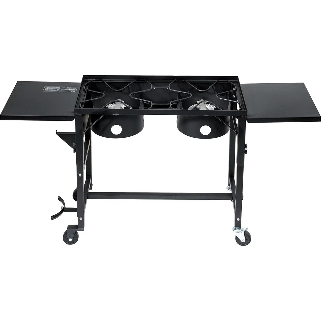 Barton W95537 2 Burner Gas Propane Cooker Outdoor Camping Picnic Stove Stand BBQ Grill 58,000 BTU