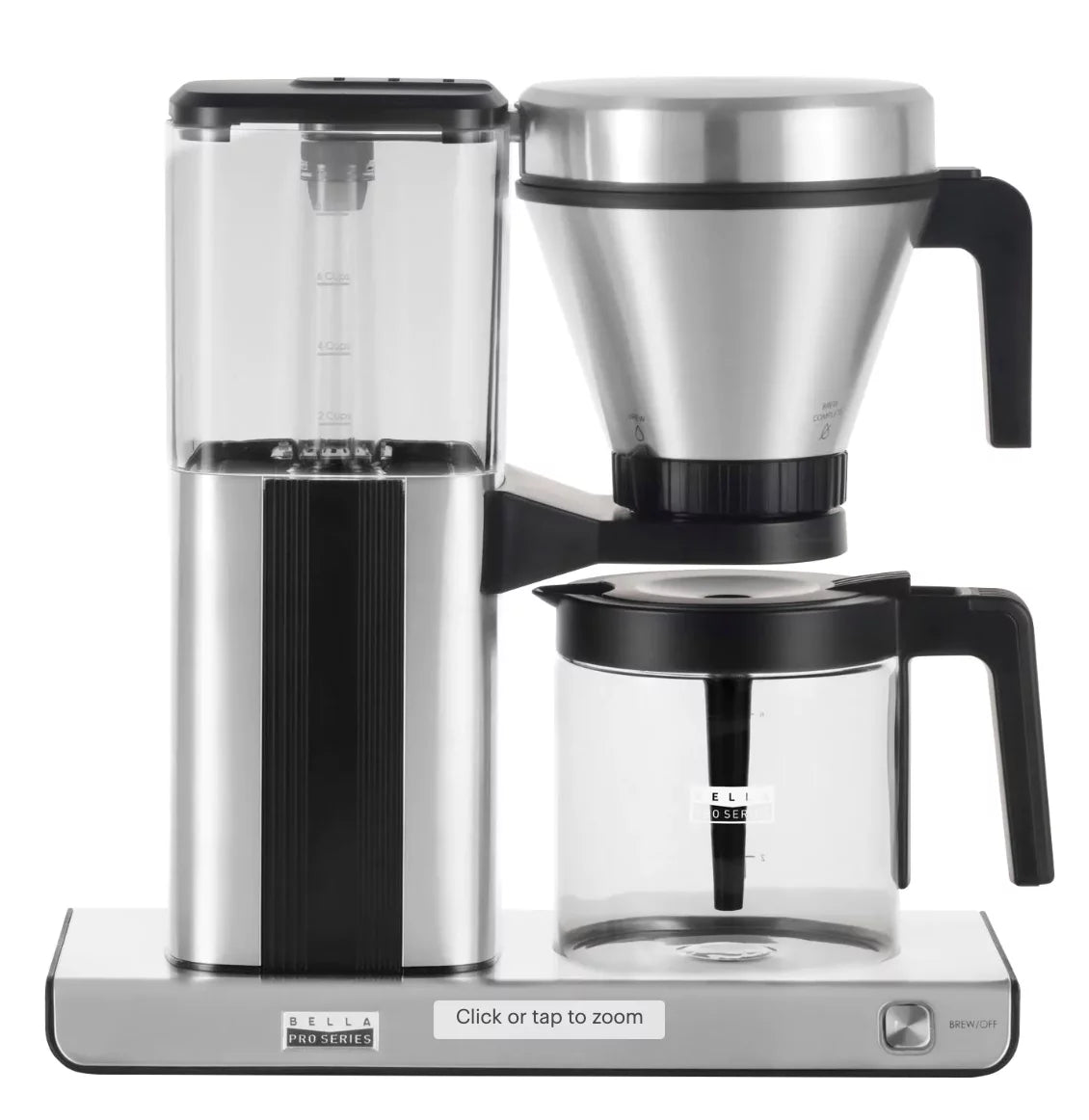 Bella Pro Series - 8-Cup Pour Over Coffee Maker - Stainless Steel