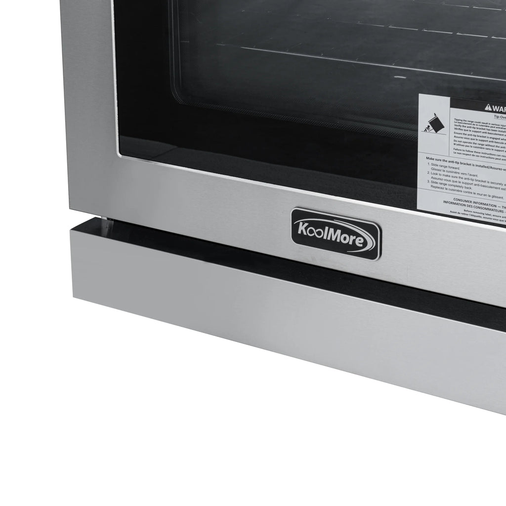 30 Inch Electric Range Professional Range with Tilt Panel Digital controls
